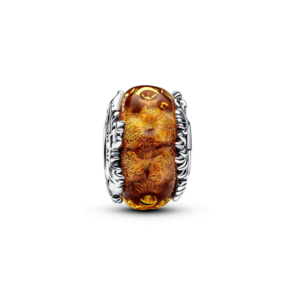 PANDORA Disney The Lion King Murano Glass Charm Orange Disney Classics Charms Bracelet Charm Jewelry Gift