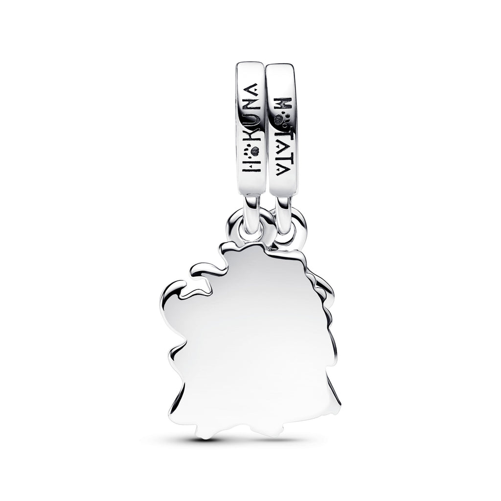 PANDORA Disney The Lion King Timon And Pumbaa Splittable Dangle Charm Enamel Multi-colour Disney Classics Charms Bracelet Charm Jewelry Gift
