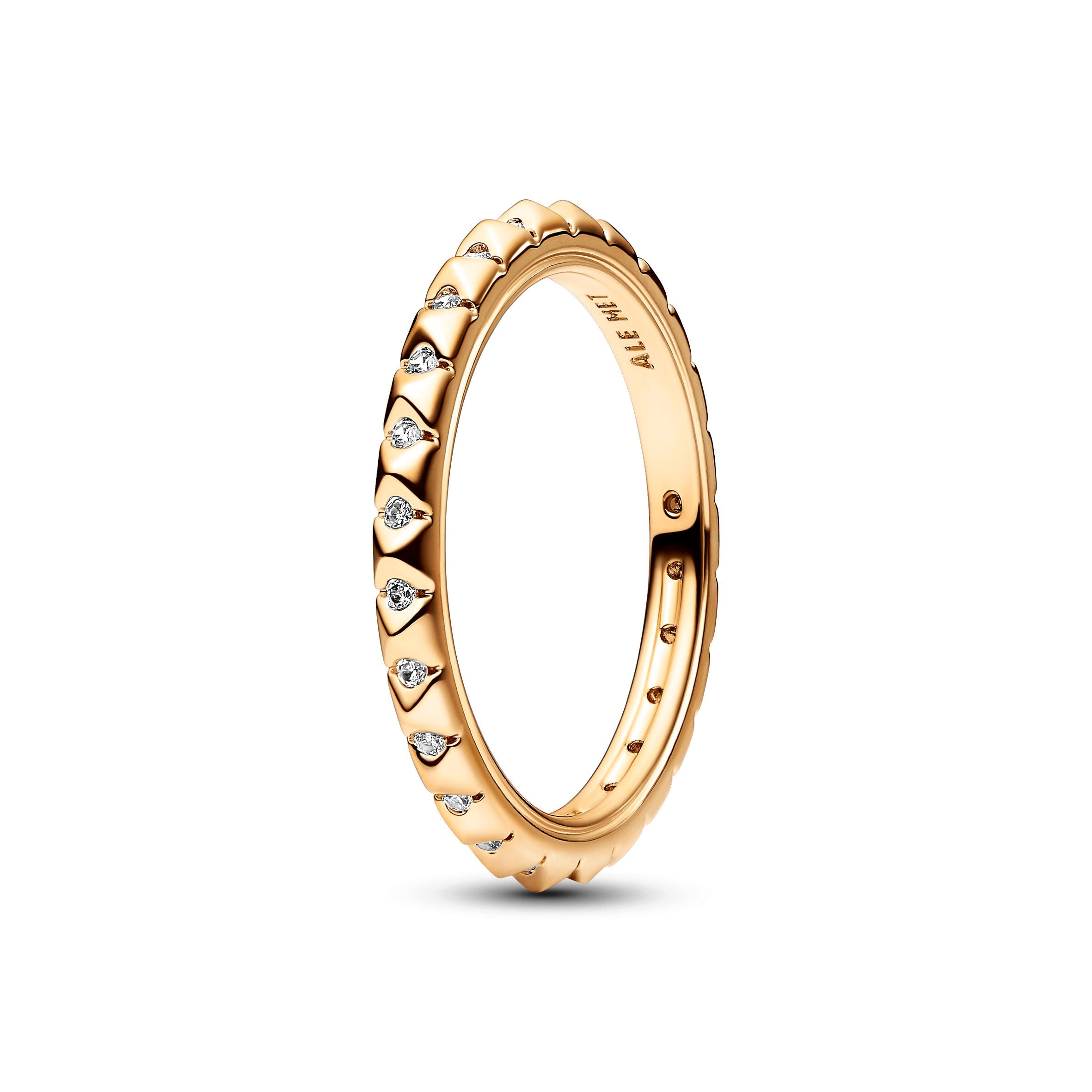 PANDORA ME Pyramids Ring - 14K Gold Plated Rings Statement Ring Jewelry Gift