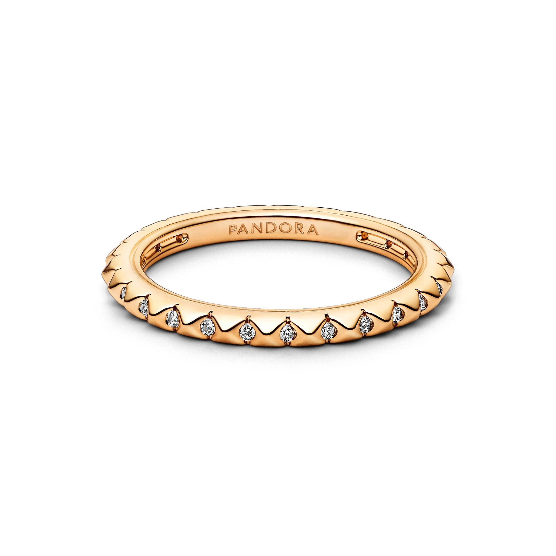 PANDORA ME Pyramids Ring - 14K Gold Plated Rings Statement Ring Jewelry Gift
