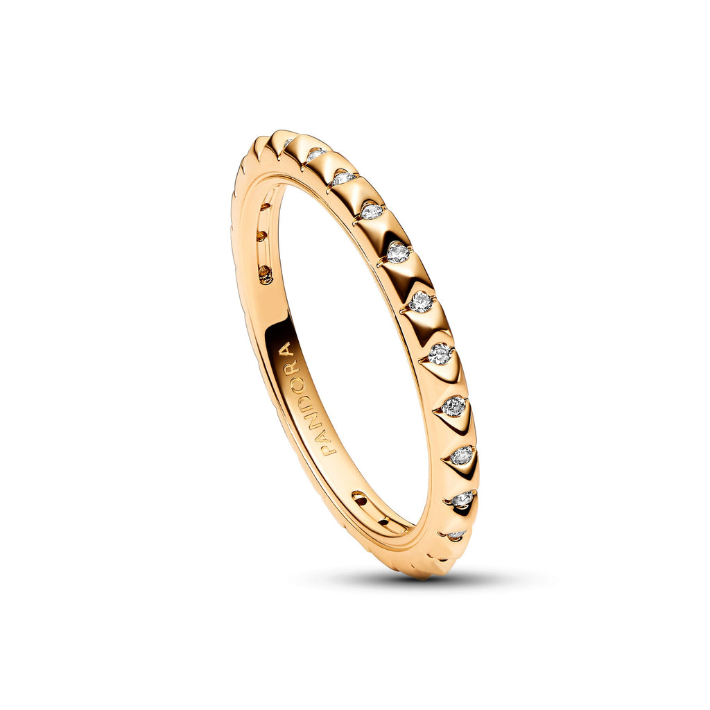 PANDORA ME Pyramids Ring - 14K Gold Plated Rings Statement Ring Jewelry Gift