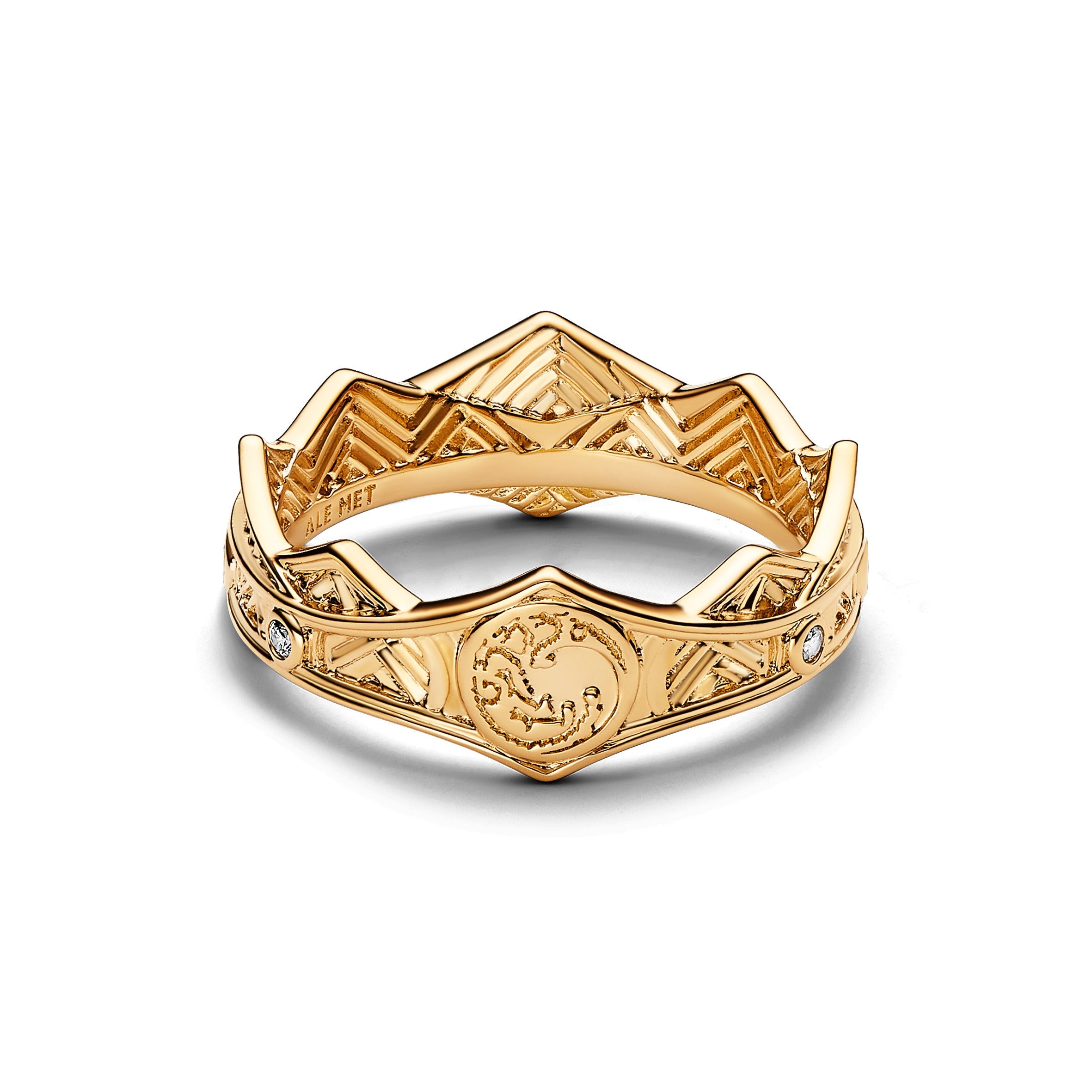PANDORA Game Of Thrones House Of The Dragon Crown Ring Rings Statement Ring Jewelry Gift
