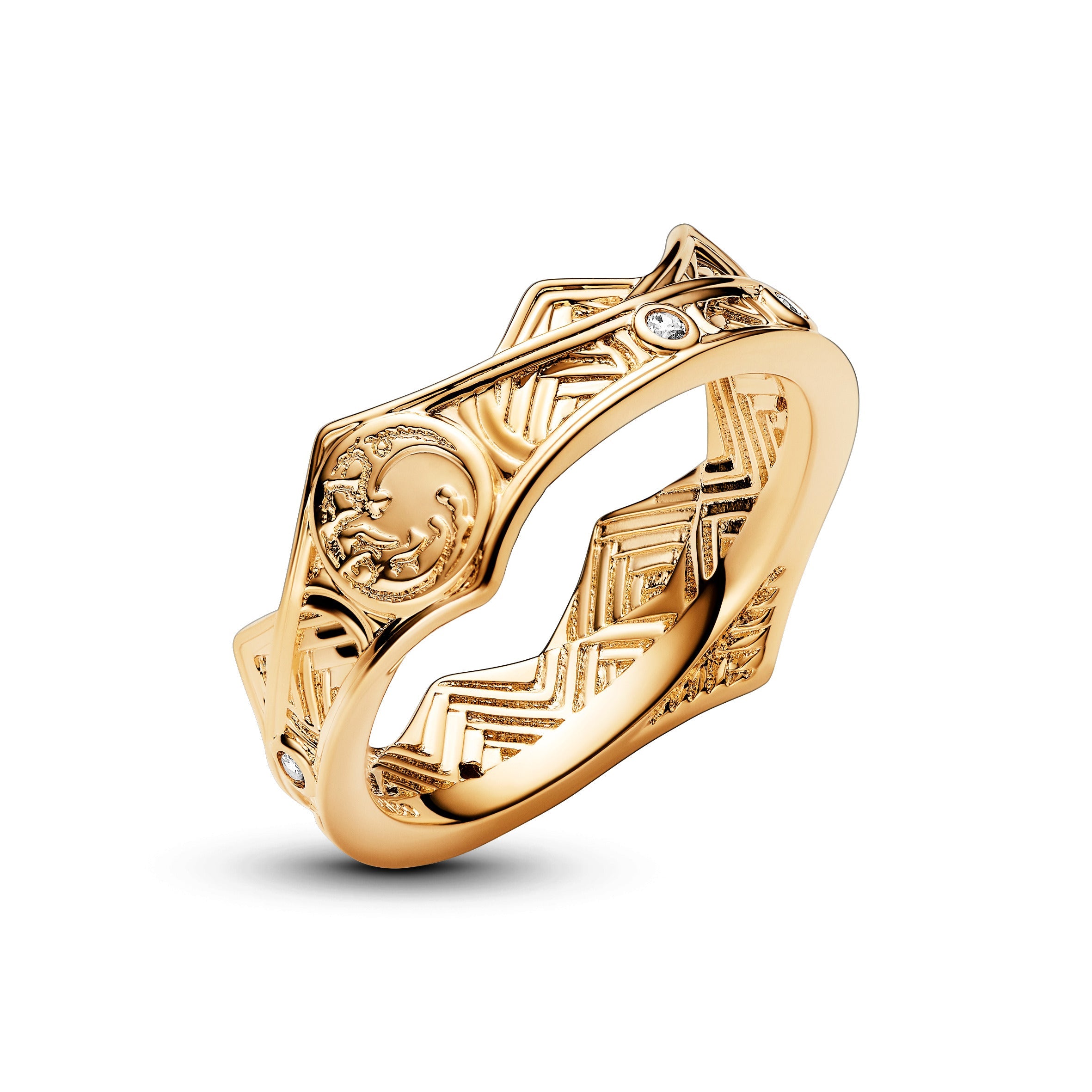 PANDORA Game Of Thrones House Of The Dragon Crown Ring Rings Statement Ring Jewelry Gift