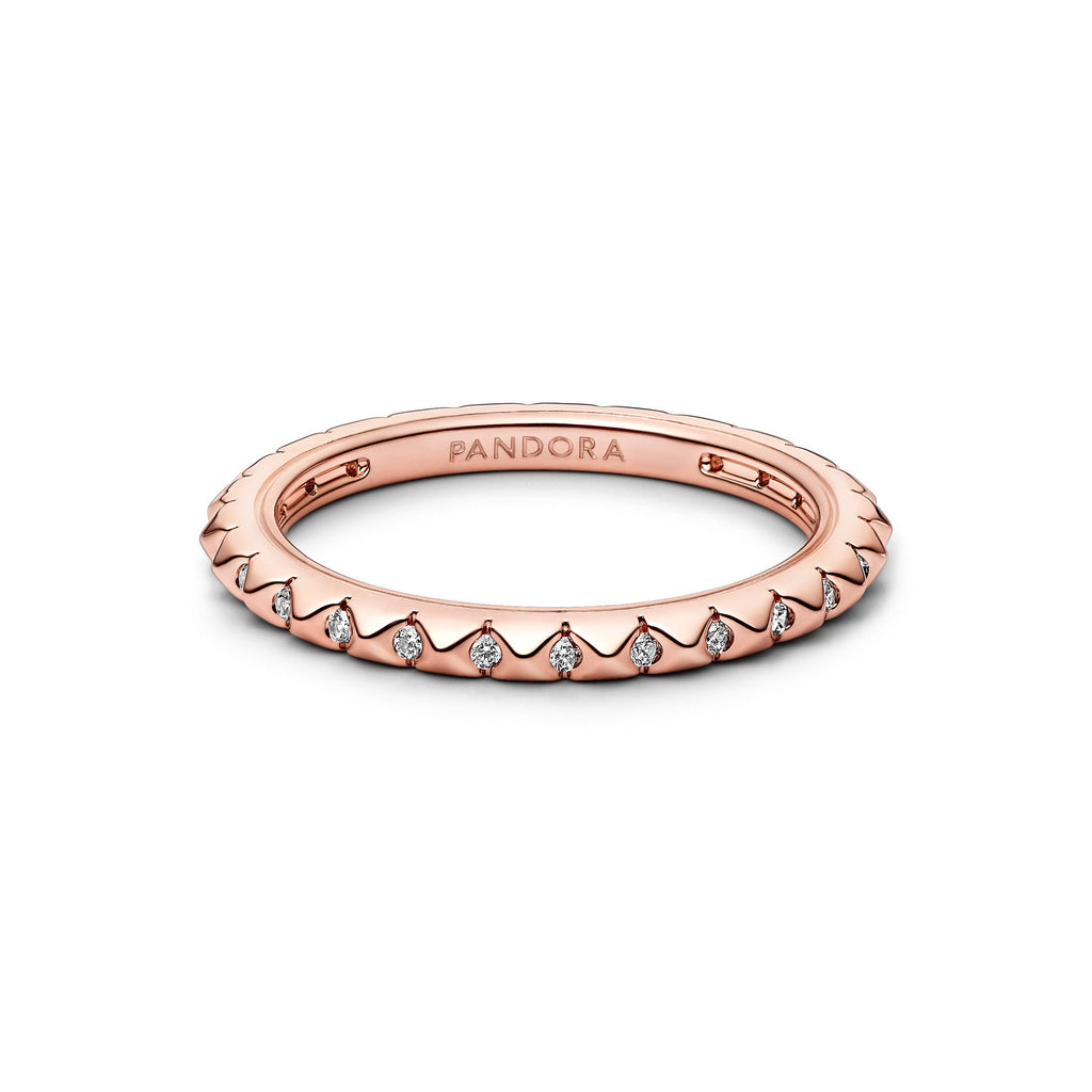 PANDORA ME Pyramids Ring - 14K Rose Gold Plated Rings Statement Ring Jewelry Gift