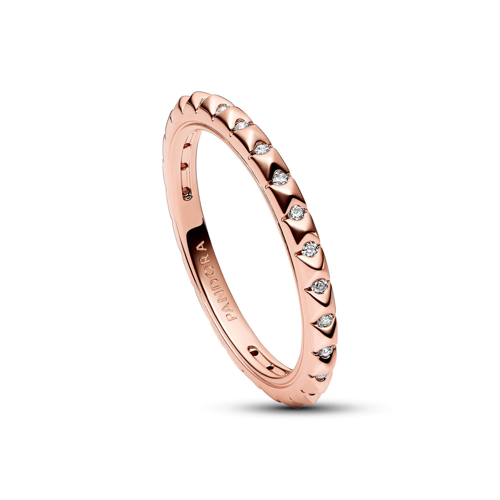 PANDORA ME Pyramids Ring - 14K Rose Gold Plated Rings Statement Ring Jewelry Gift