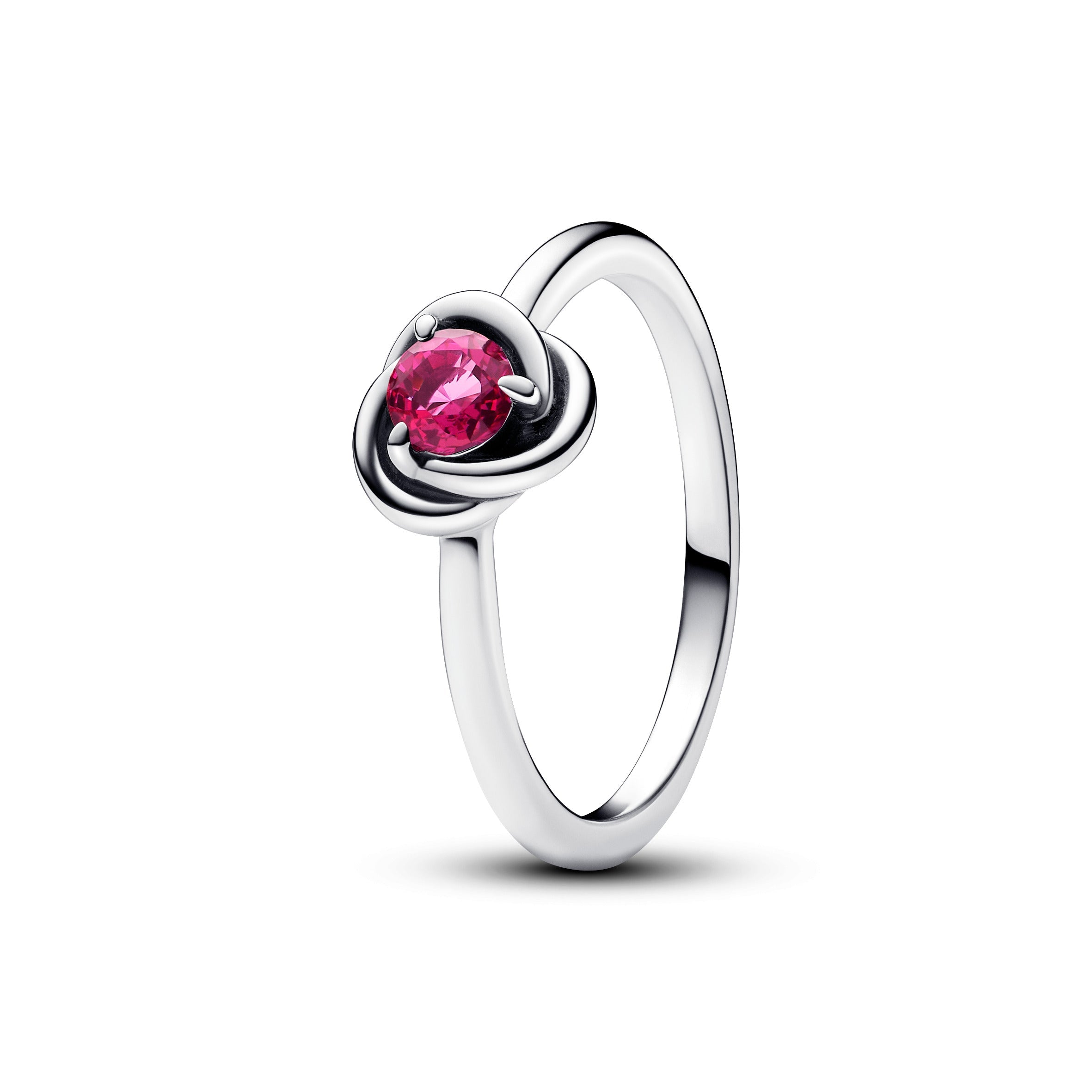 PANDORA Pink Eternity Circle Ring Sterling Silver Birthdays Rings Statement Ring Jewelry Gift