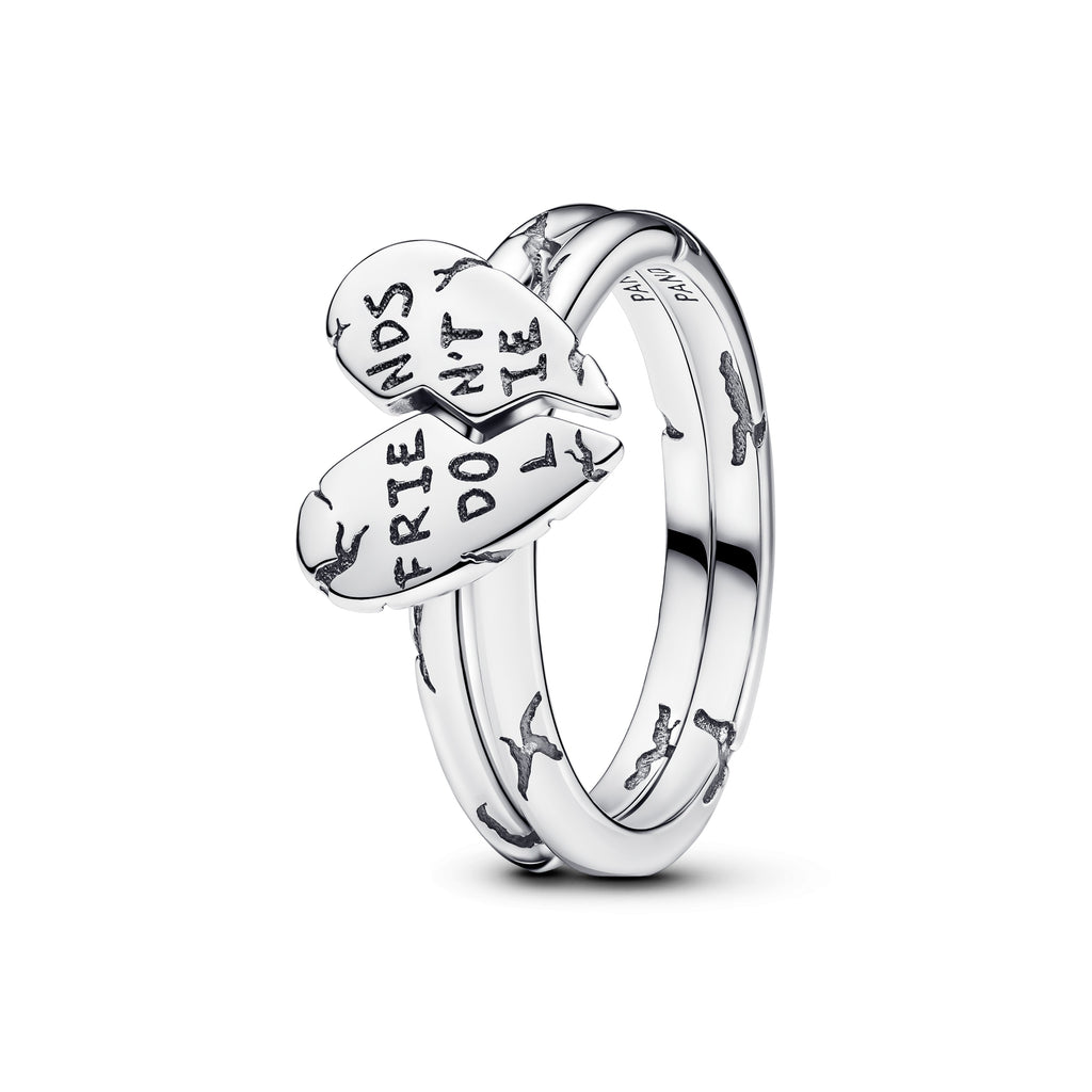 PANDORA Stranger Things Friends Don T Lie Splittable Ring Sterling Silver Rings Statement Ring Jewelry Gift