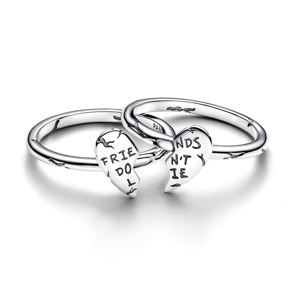 PANDORA Stranger Things Friends Don T Lie Splittable Ring Sterling Silver Rings Statement Ring Jewelry Gift