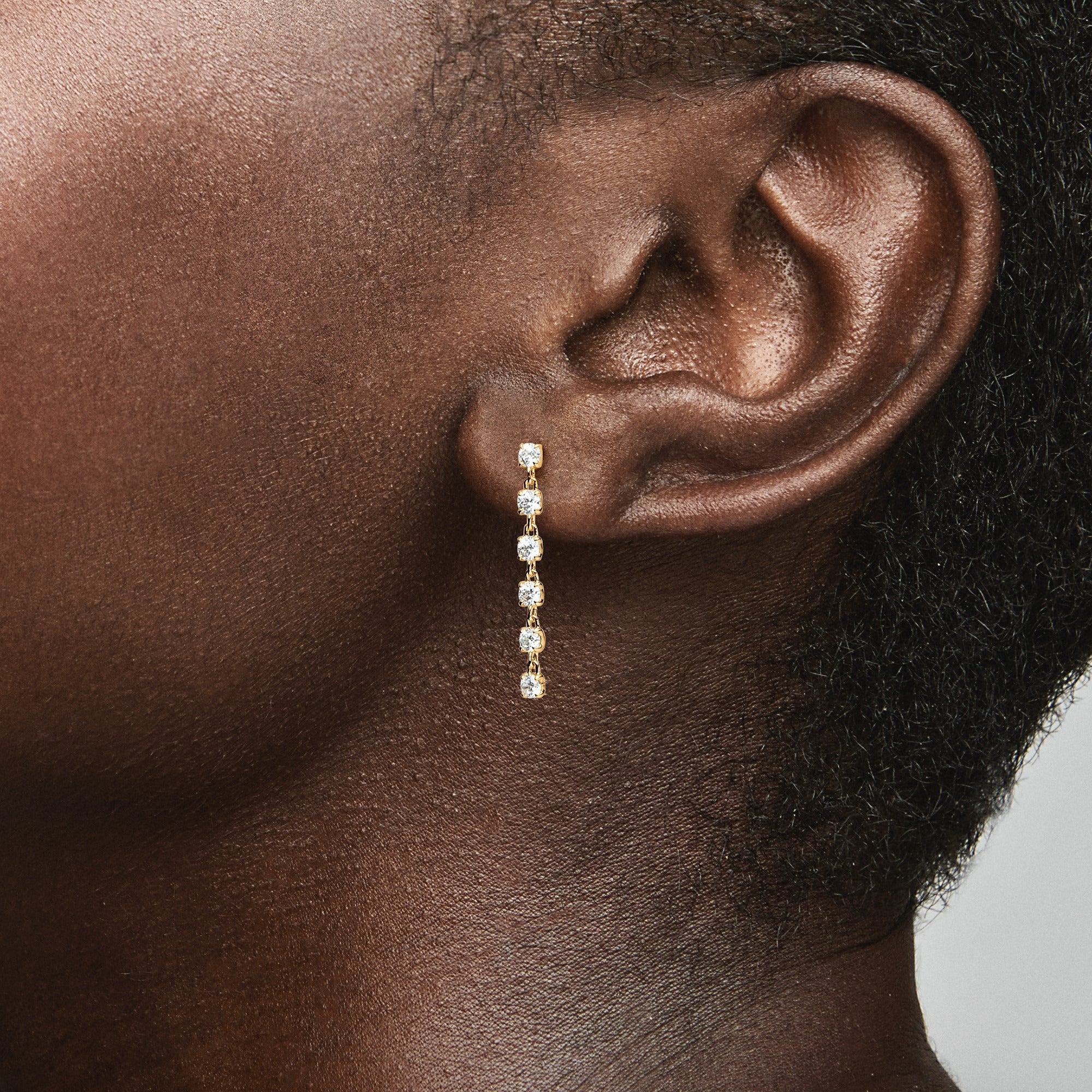 PANDORA Sparkling Stones Drop Earrings 14K Gold Plated Unique Metal Blend Statement Ring Jewelry Gift