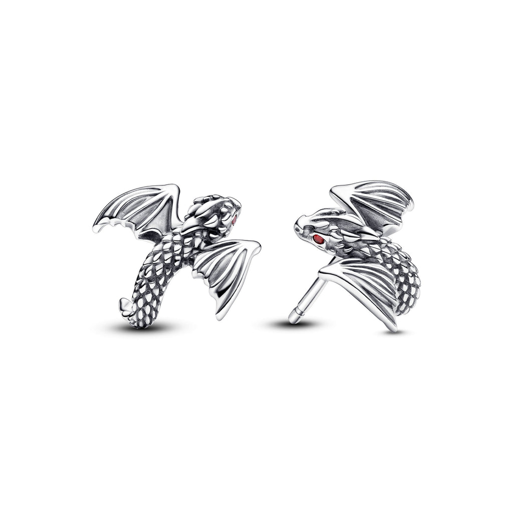 PANDORA Game Of Thrones Curved Dragon Stud Earrings Statement Ring Jewelry Gift