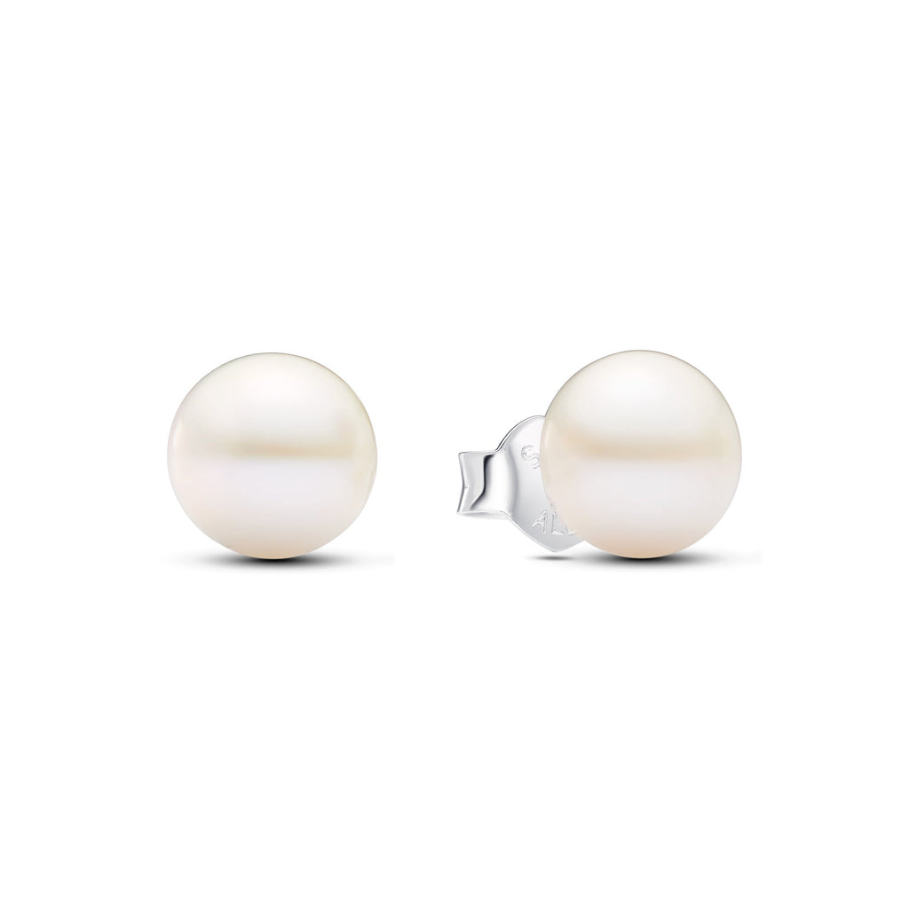 PANDORA Treated Freshwater Cultured Pearl 7MM Stud Earrings Statement Ring Jewelry Gift