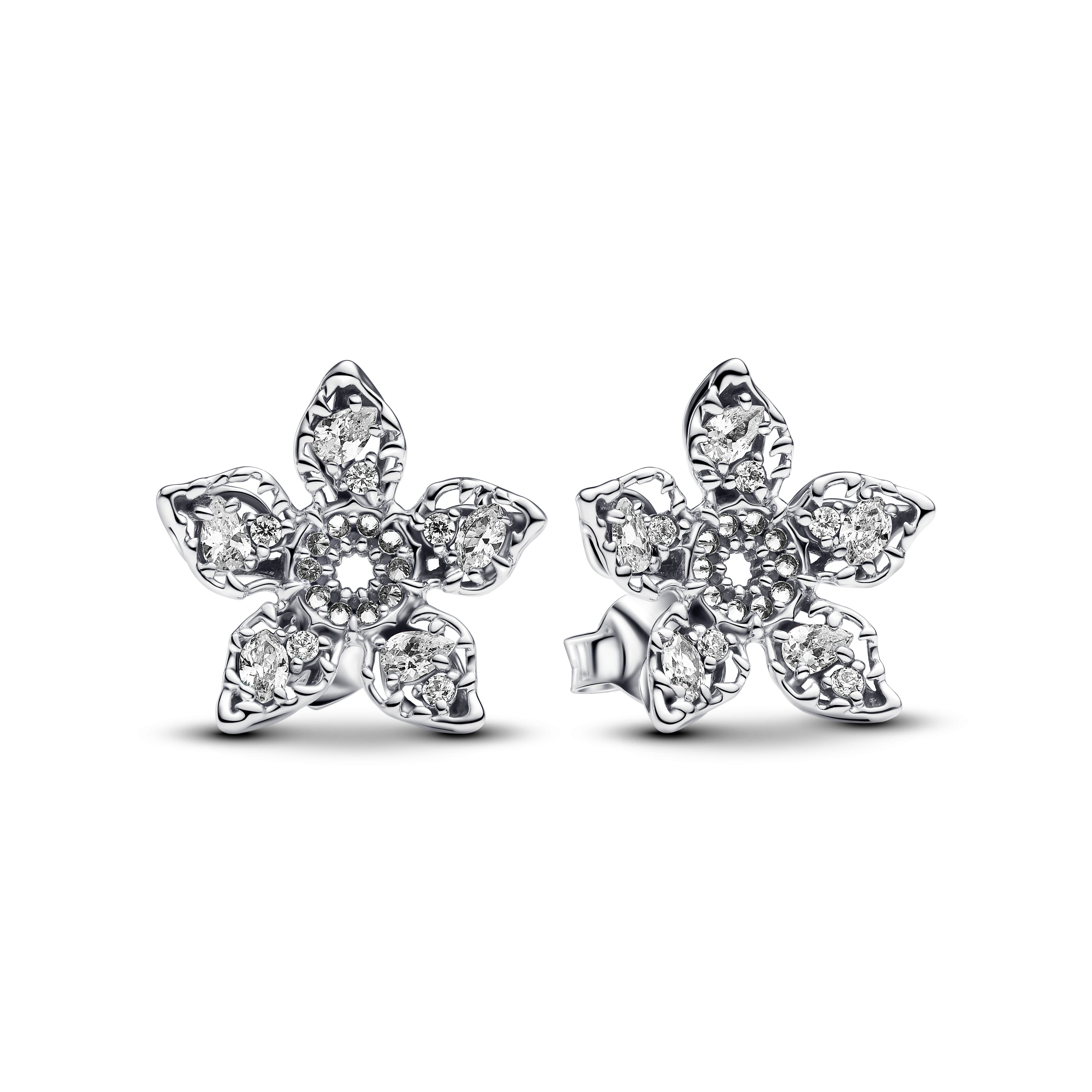 PANDORA Stranger Things Demogorgon Stud Earrings Cubic Zirconia Silver Colour And Sparkle Statement Ring Jewelry Gift