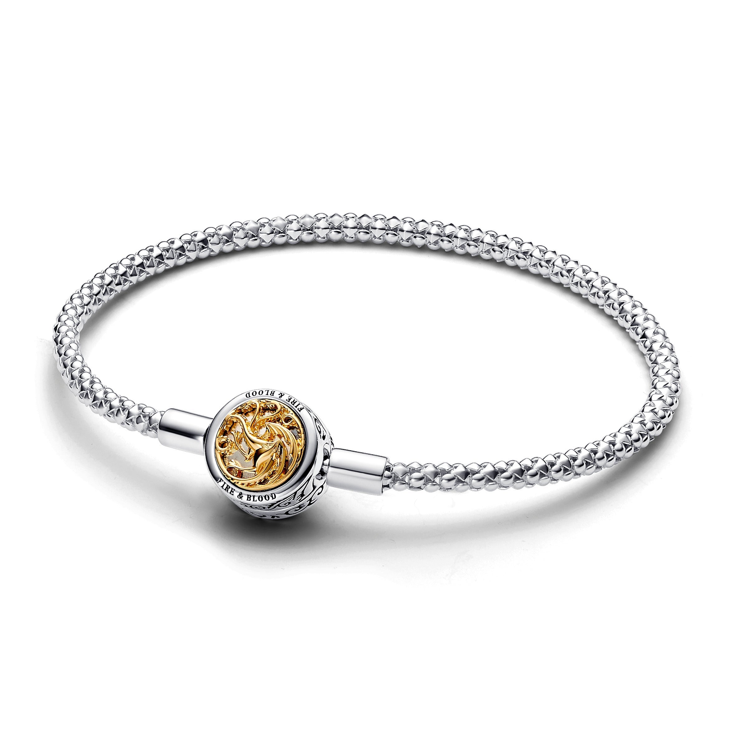 Game Of Thrones House Sigil Clasp PANDORA Moments Studded Chain Bracelet Bracelets Jewelry Gift