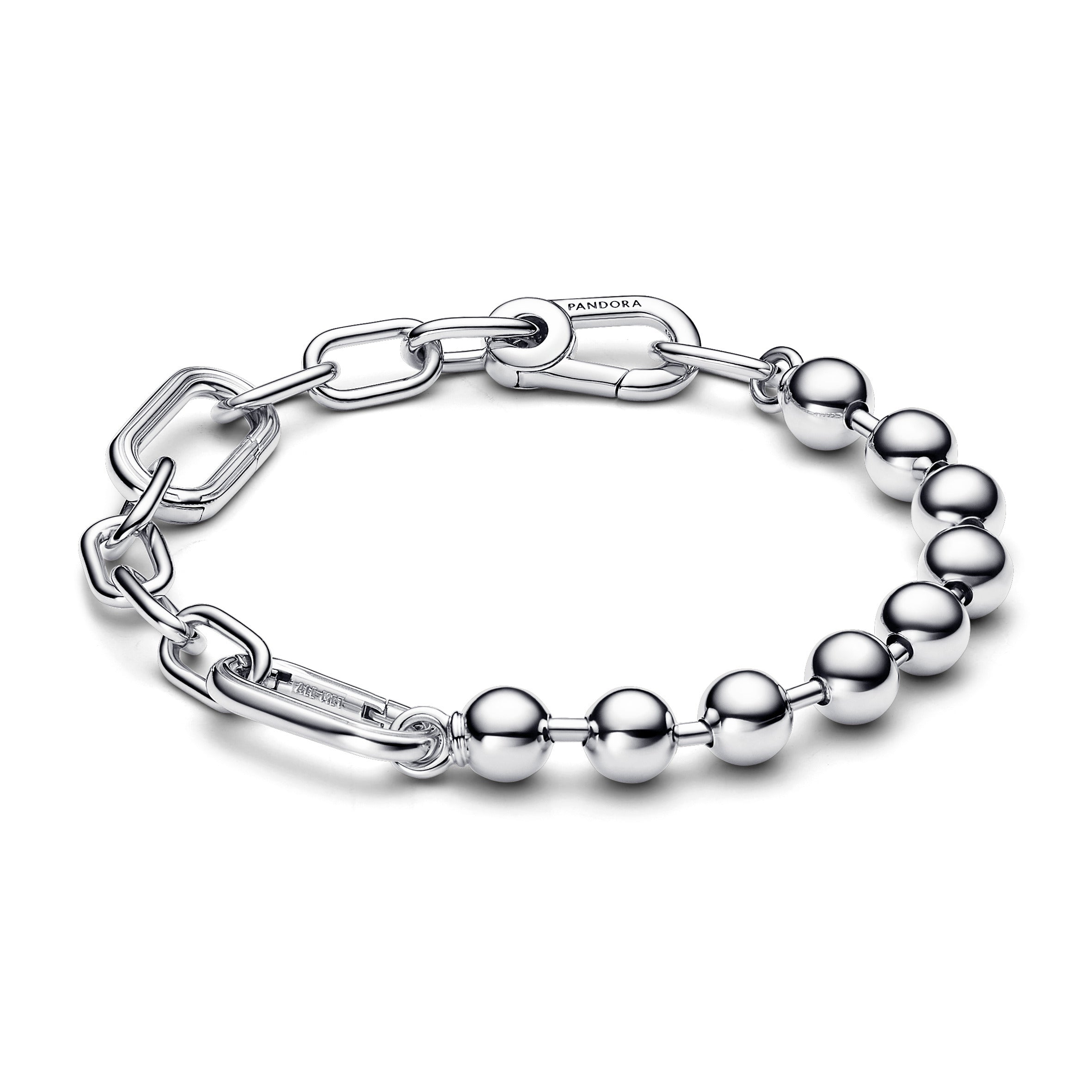 PANDORA ME Metal Bead And Link Chain Bracelet Bracelets Jewelry Gift