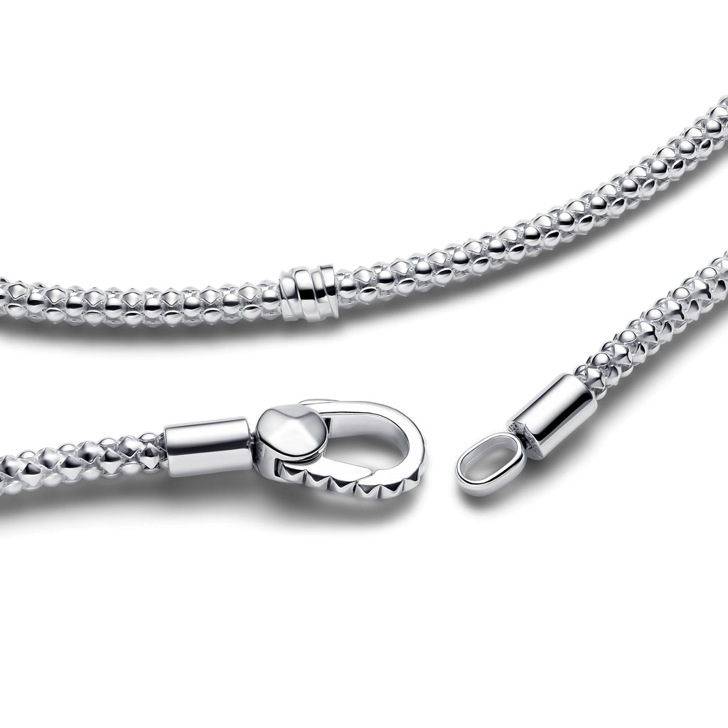 PANDORA Studded Clasp And Chain Bracelet Sterling Silver Bracelets Jewelry Gift