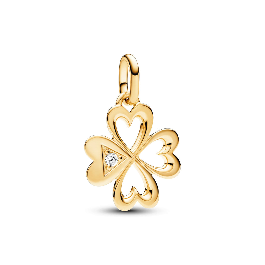 PANDORA ME Heart Four-leaf Clover Medallion Charm Charms Bracelet Charm Jewelry Gift