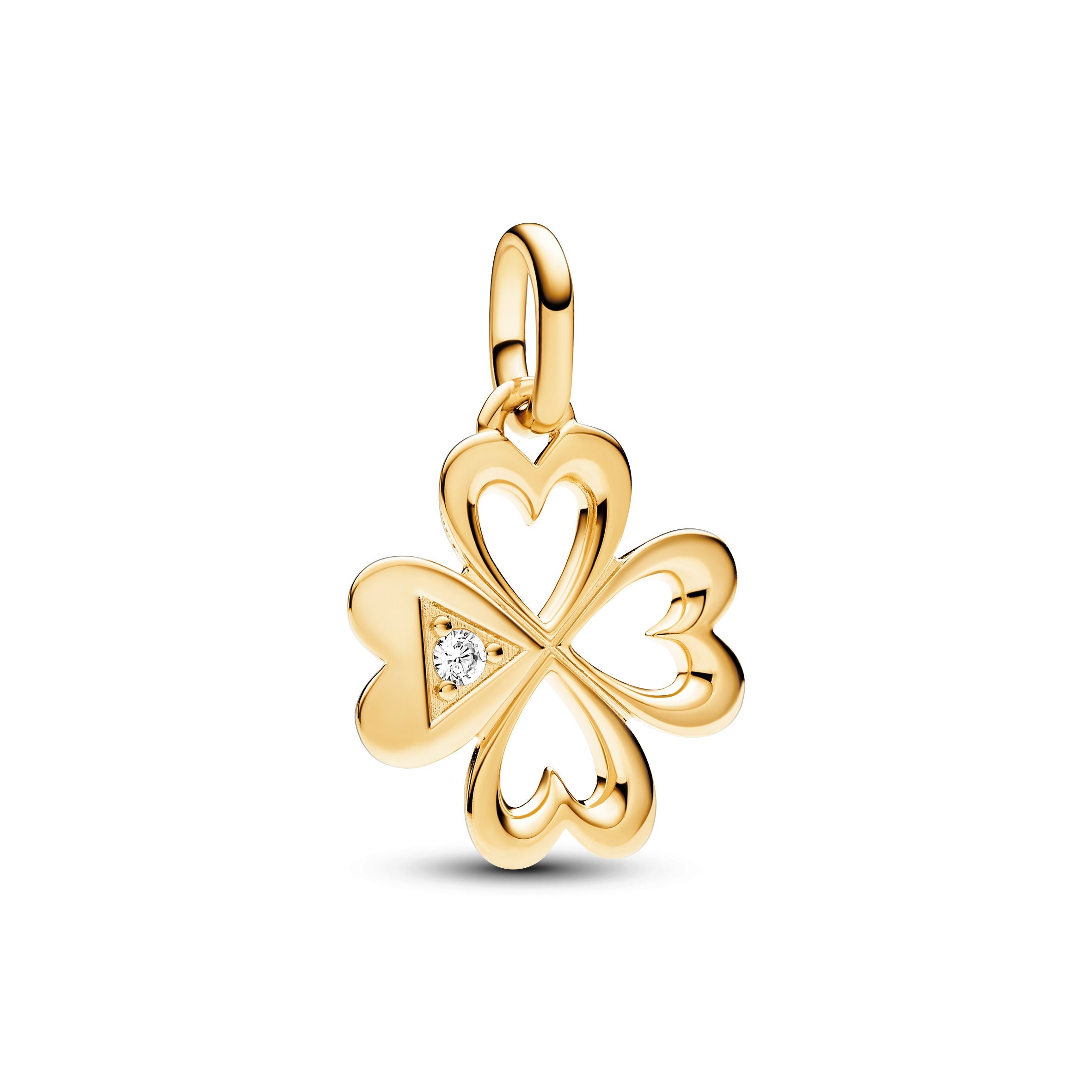 PANDORA ME Heart Four-leaf Clover Medallion Charm Charms Bracelet Charm Jewelry Gift