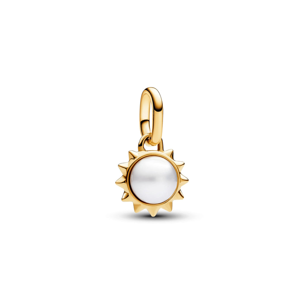 PANDORA ME Treated Freshwater Cultured Pearl Sun Mini Dangle Charm Charms Bracelet Charm Jewelry Gift