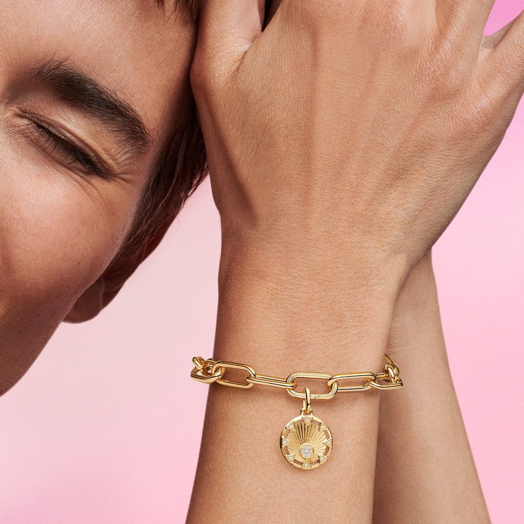 PANDORA ME Power Of The Light Sun Medallion Charm Charms Bracelet Charm Jewelry Gift