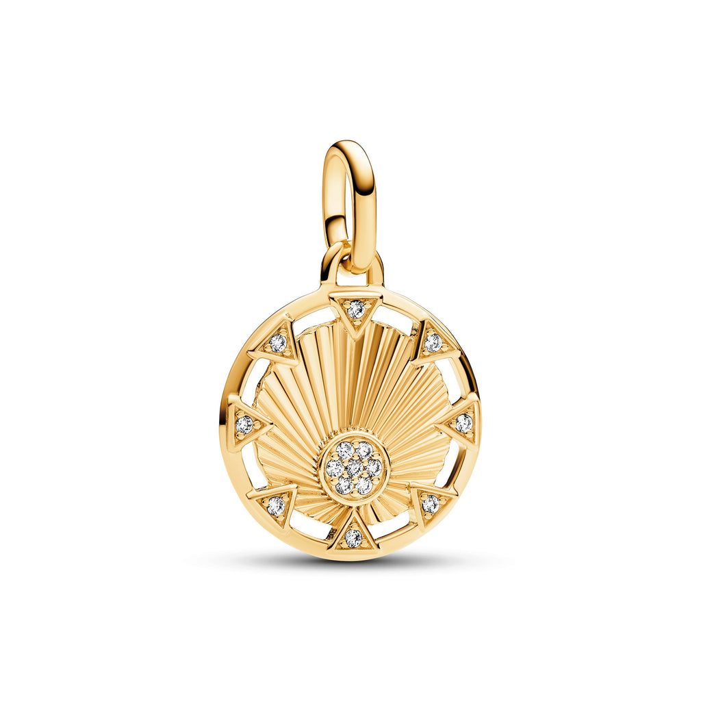 PANDORA ME Power Of The Light Sun Medallion Charm Charms Bracelet Charm Jewelry Gift