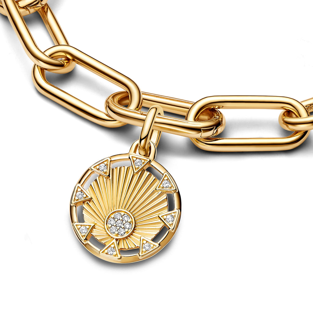 PANDORA ME Power Of The Light Sun Medallion Charm Charms Bracelet Charm Jewelry Gift