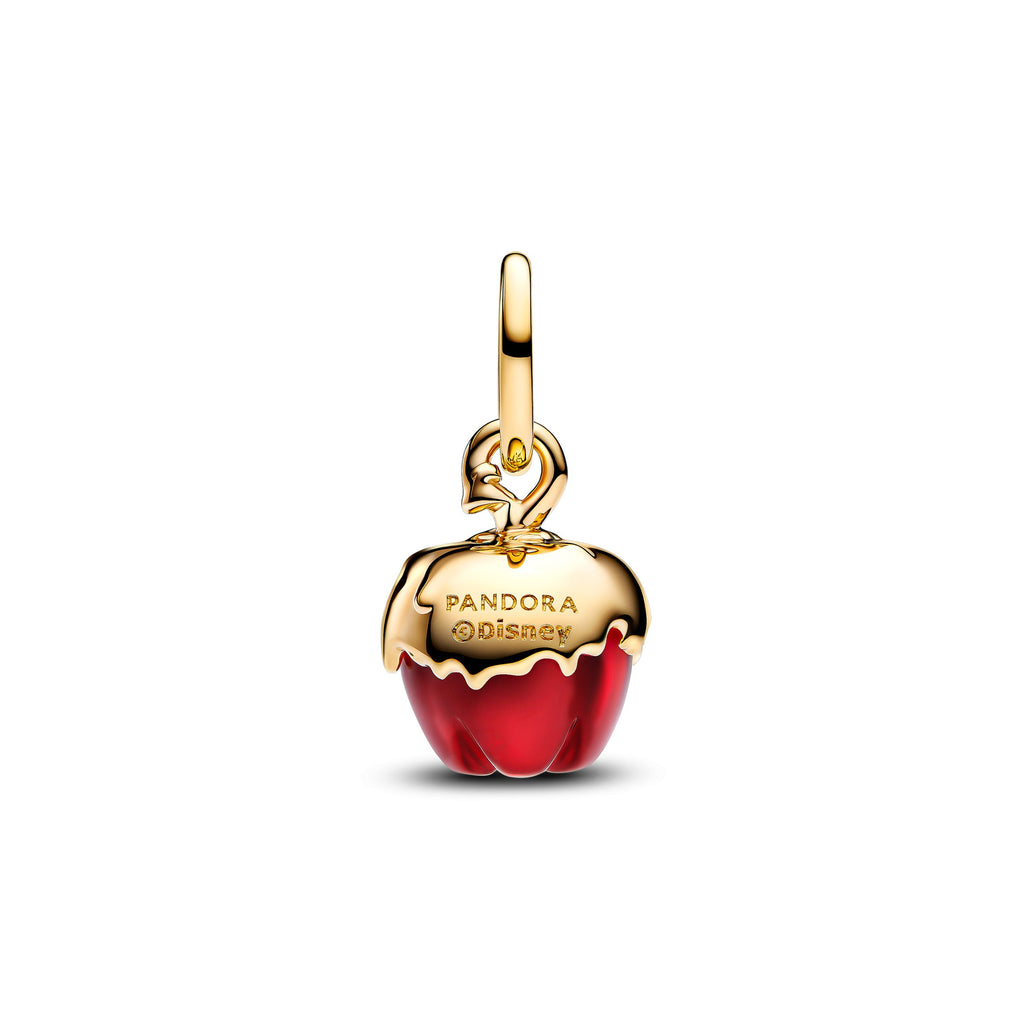 PANDORA Disney Villains Evil Queen Apple Dangle Charm 14K Gold Plated Unique Metal Blend Charms Bracelet Charm Jewelry Gift