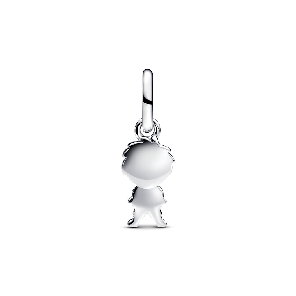 PANDORA Happy Boy Dangle Charm 14K Gold Plated Unique Metal Blend Family And Friends Charms Bracelet Charm Jewelry Gift