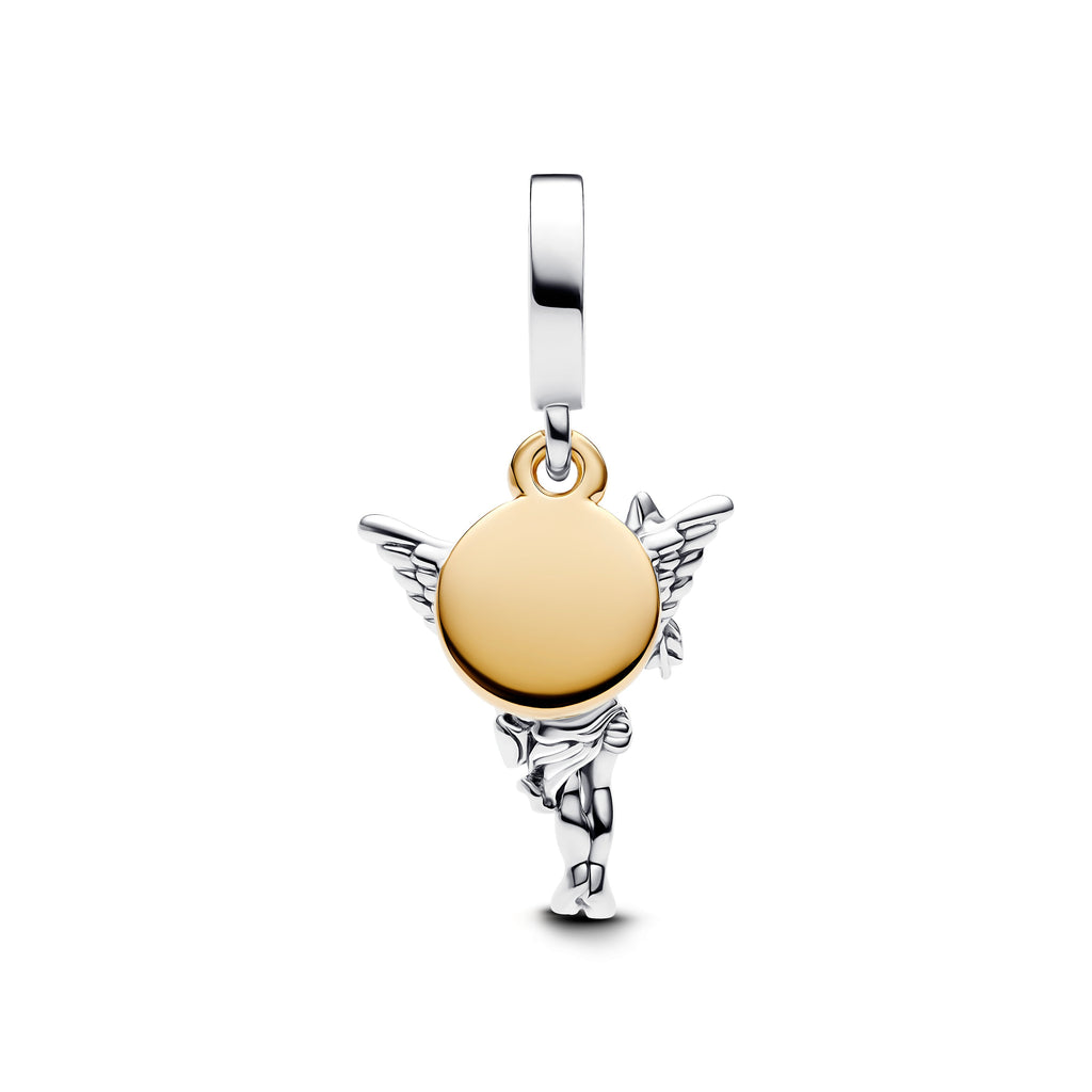 PANDORA Cupid Dangle Charm 14K Gold Plated Unique Metal Blend Arrows Charms Bracelet Charm Jewelry Gift