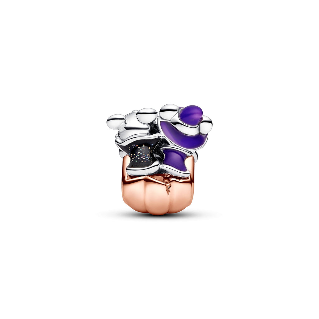PANDORA Disney Mickey Mouse And Minnie Mouse Halloween Pumpkin Charm Disney X PANDORA Charms Bracelet Charm Jewelry Gift