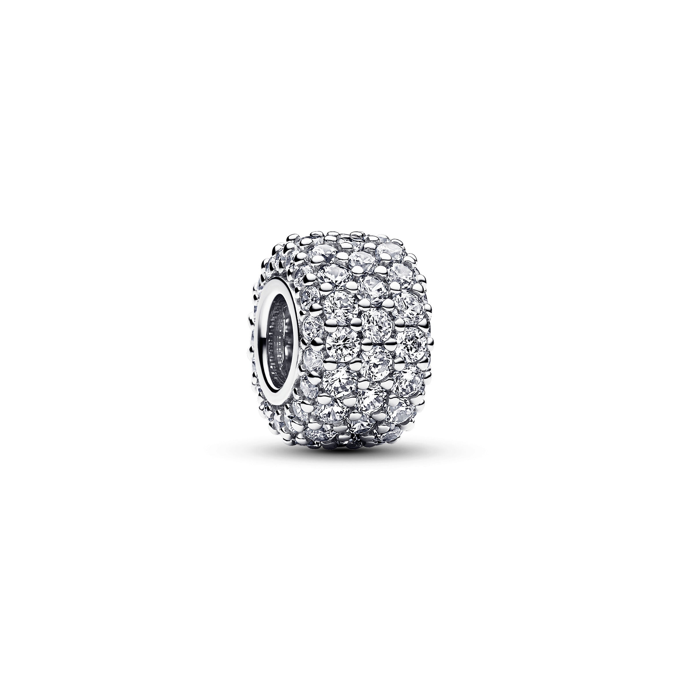 PANDORA Sparkle Charm And Bracelet Set Cubic Zirconia Silver Giftsets Bracelet Charm Jewelry Gift