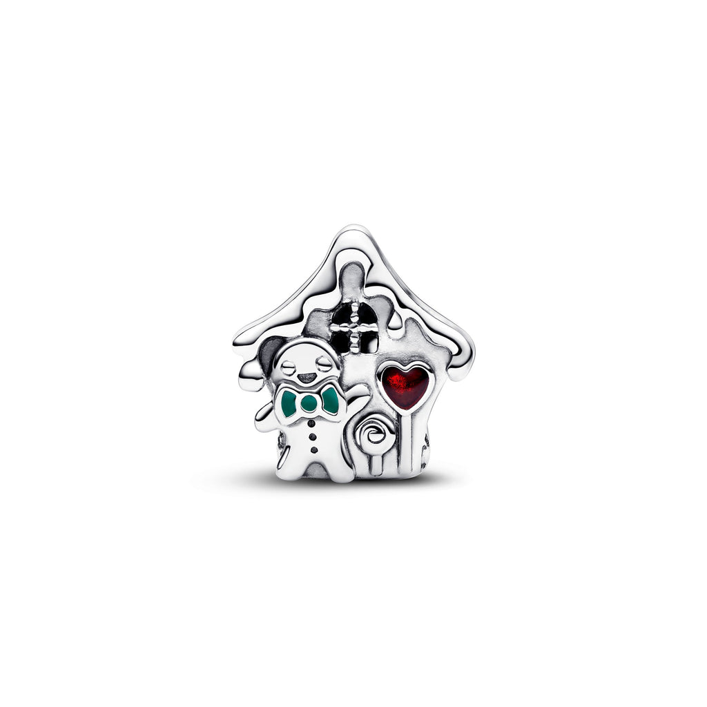 PANDORA Gingerbread House Charm Sterling Silver Charms Bracelet Charm Jewelry Gift
