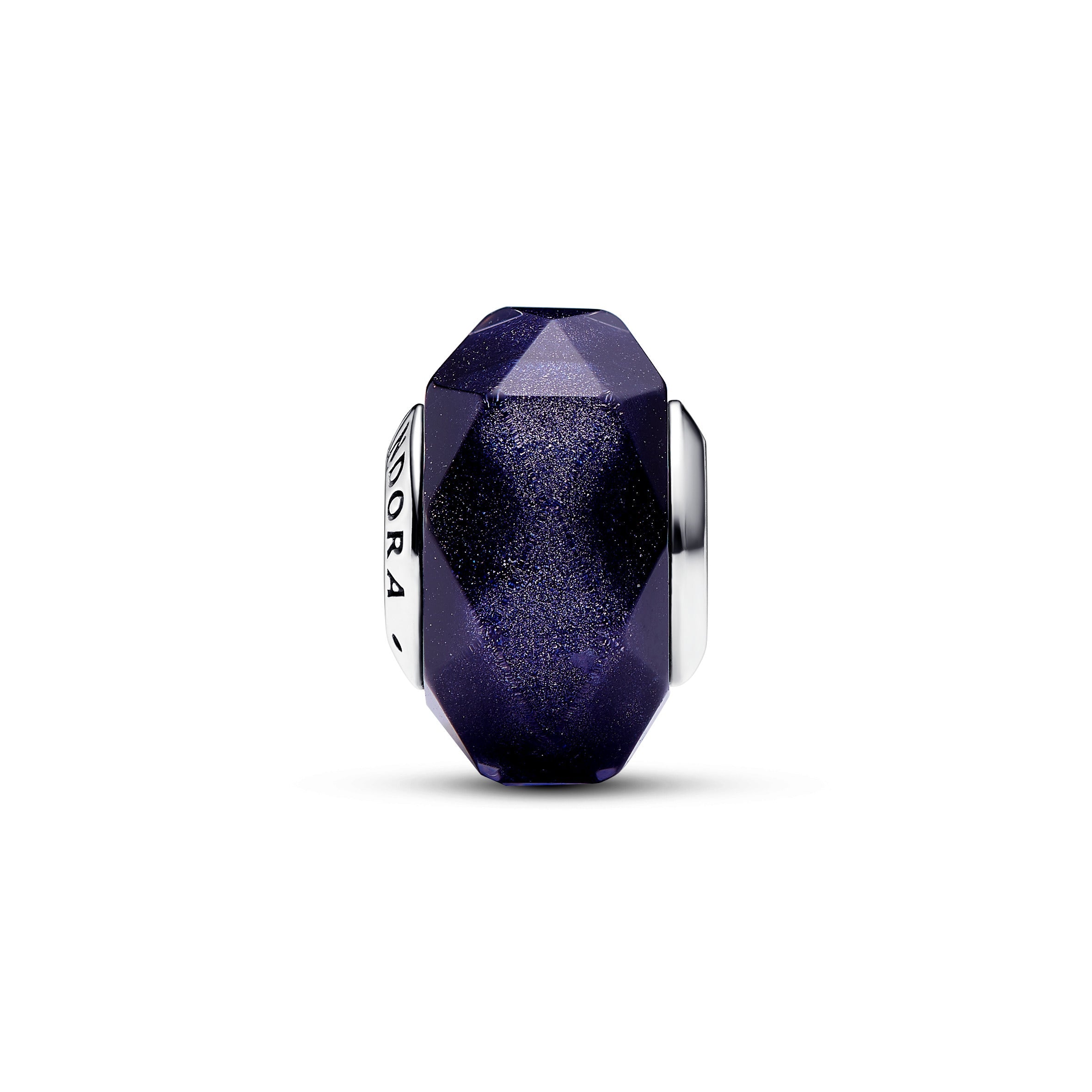 PANDORA Faceted Blue Murano Glass Charm Charms Bracelet Charm Jewelry Gift