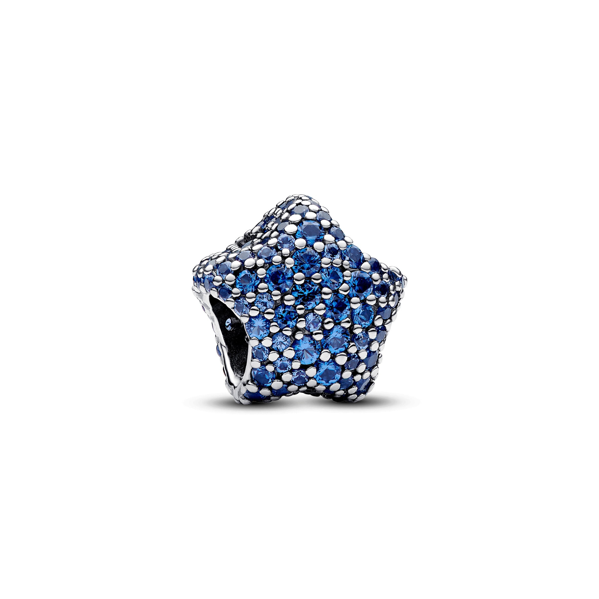 PANDORA Bold Pavé Star Charm Cubic Zirconia Blue Symbols And Colours Charms Bracelet Charm Jewelry Gift