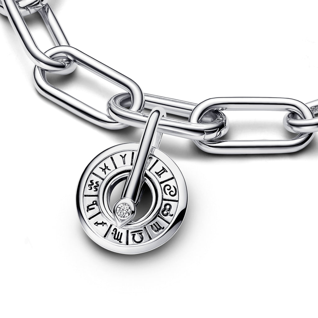 PANDORA ME Zodiac Wheel Medallion Charm Charms Bracelet Charm Jewelry Gift