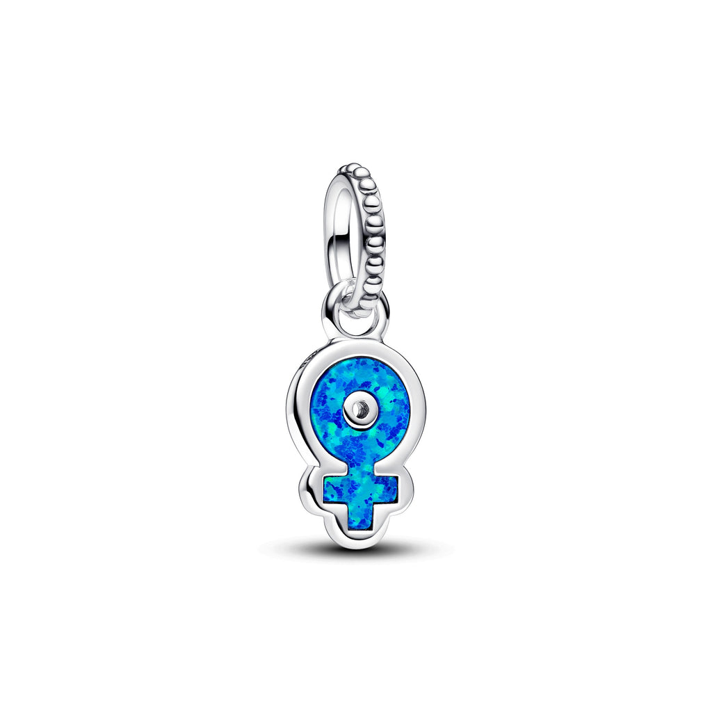PANDORA Powerful Women Opalescent Dangle Charm Sterling Silver Charms Bracelet Charm Jewelry Gift