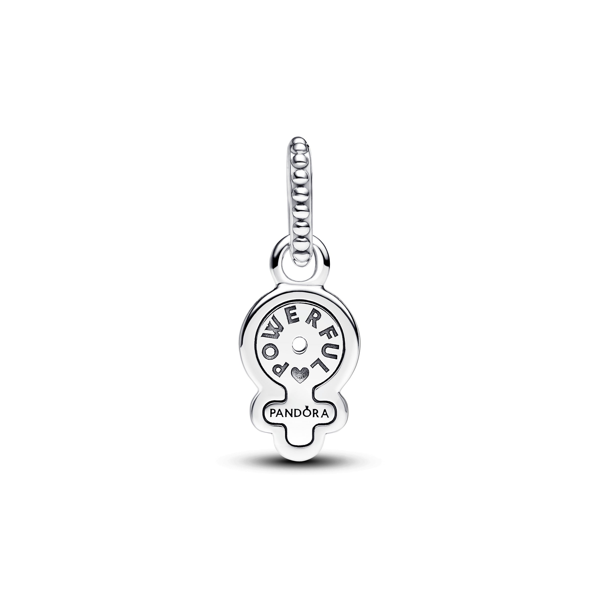 PANDORA Powerful Women Opalescent Dangle Charm Sterling Silver Charms Bracelet Charm Jewelry Gift