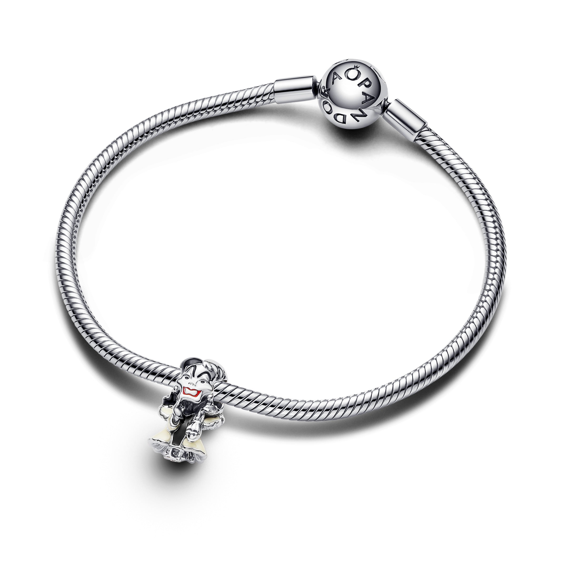 PANDORA Disney Villains Cruella De Vil Charm Enamel Black Charms Bracelet Charm Jewelry Gift