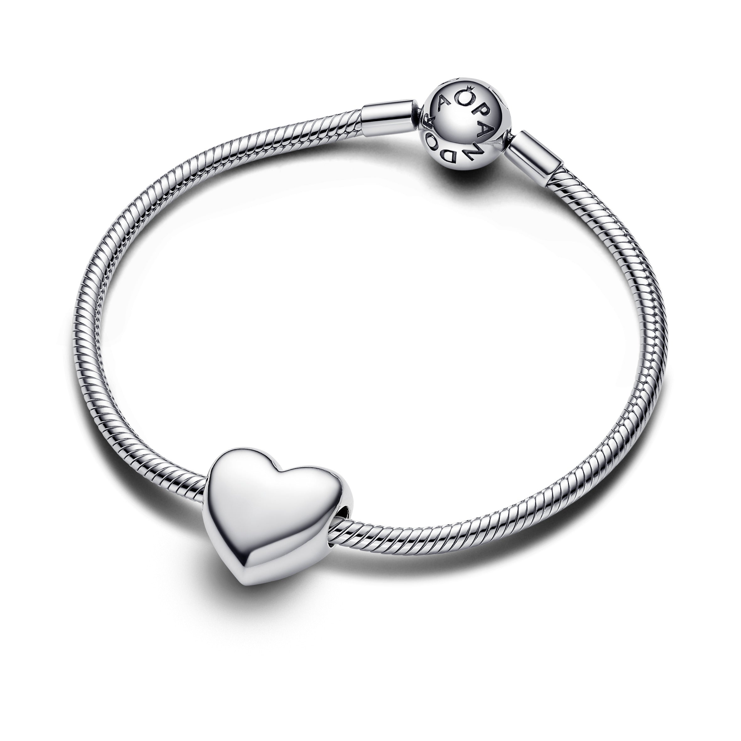 PANDORA Be Love Engravable Large Heart Charm Sterling Silver Charms Bracelet Charm Jewelry Gift
