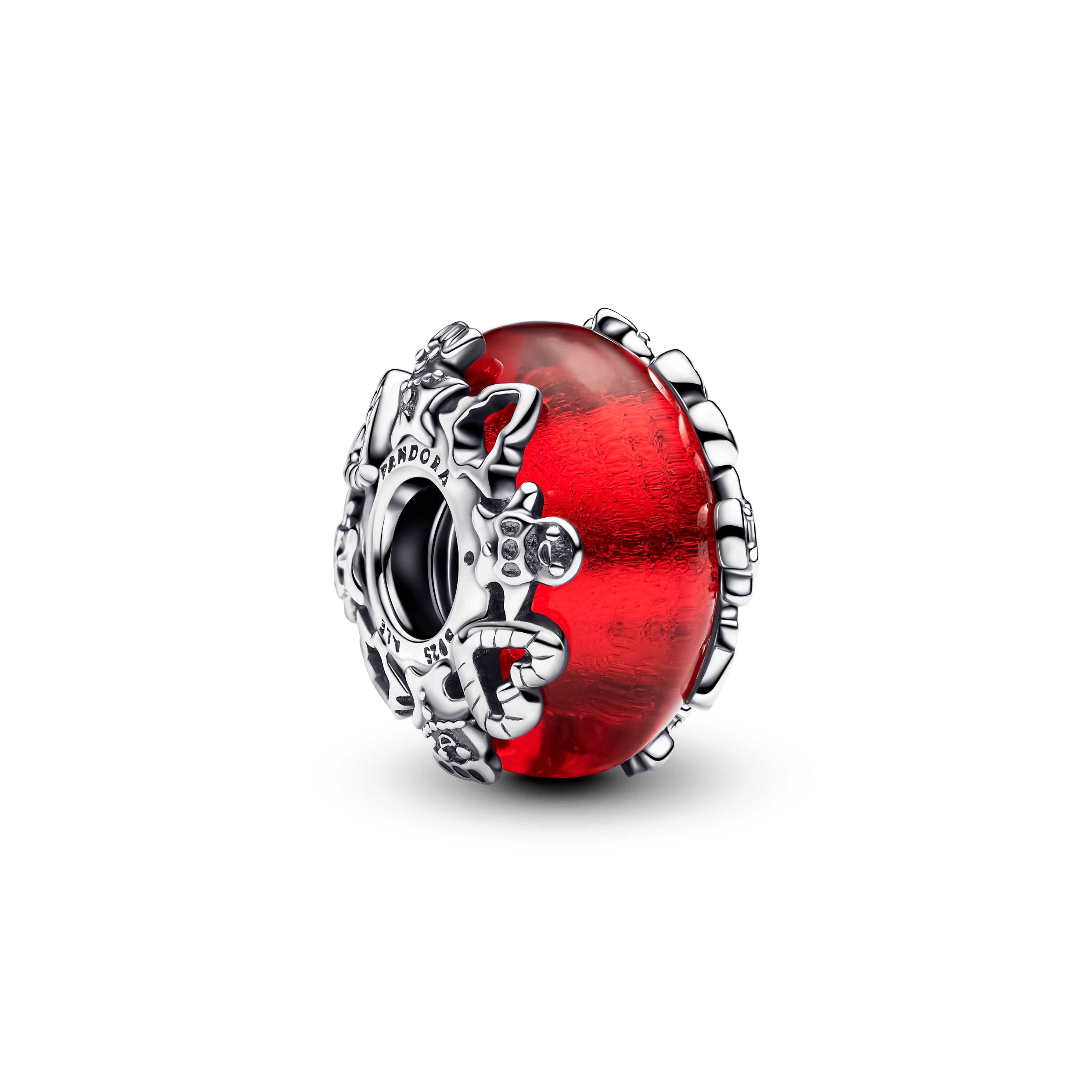 PANDORA Christmas Magic Murano Glass Charm Red Charms Bracelet Charm Jewelry Gift