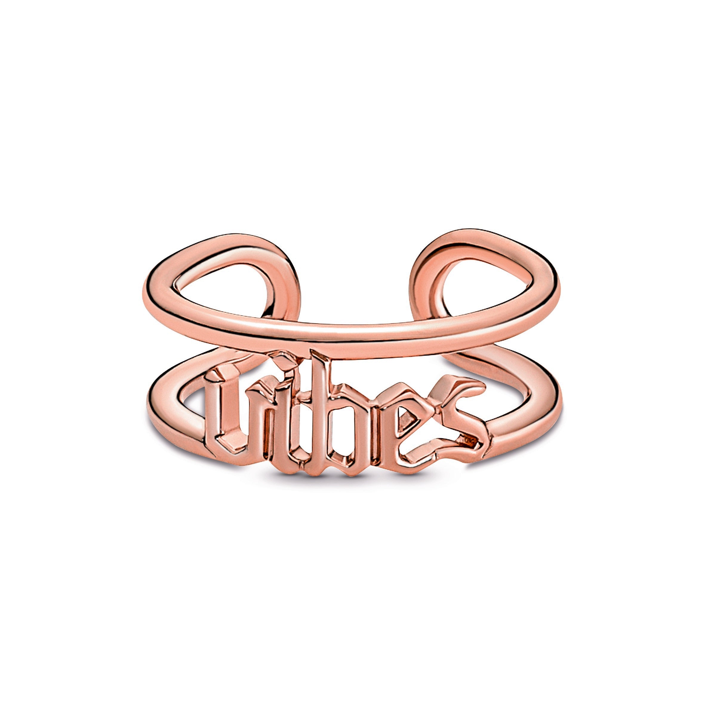 PANDORA ME Vibes Open Ring 14K Rose Gold Plated Unique Metal Blend Rings Statement Ring Jewelry Gift
