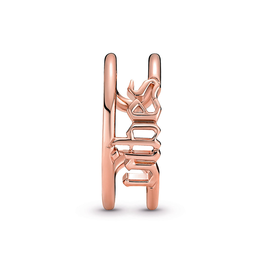 PANDORA ME Vibes Open Ring 14K Rose Gold Plated Unique Metal Blend Rings Statement Ring Jewelry Gift