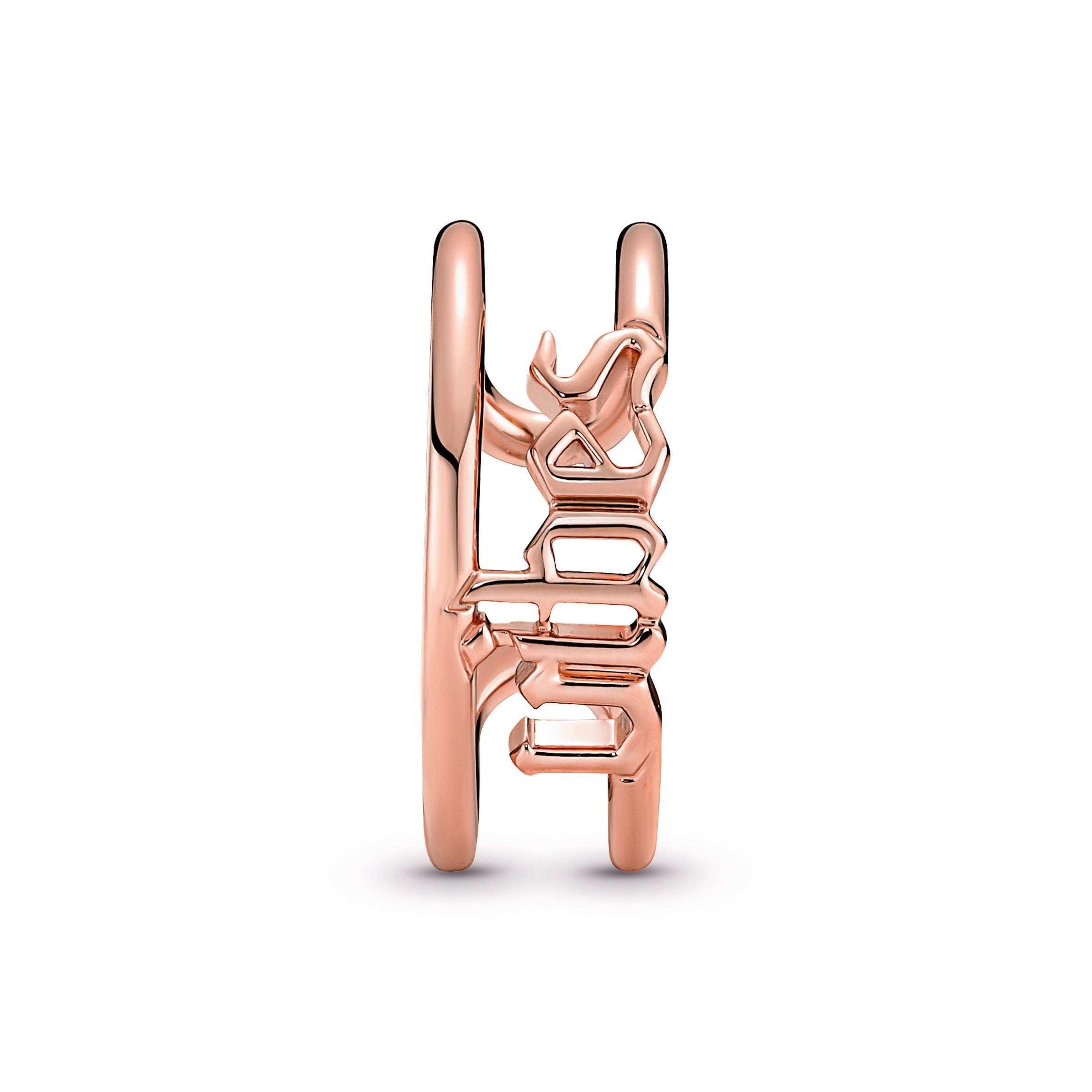 PANDORA ME Vibes Open Ring 14K Rose Gold Plated Unique Metal Blend Rings Statement Ring Jewelry Gift