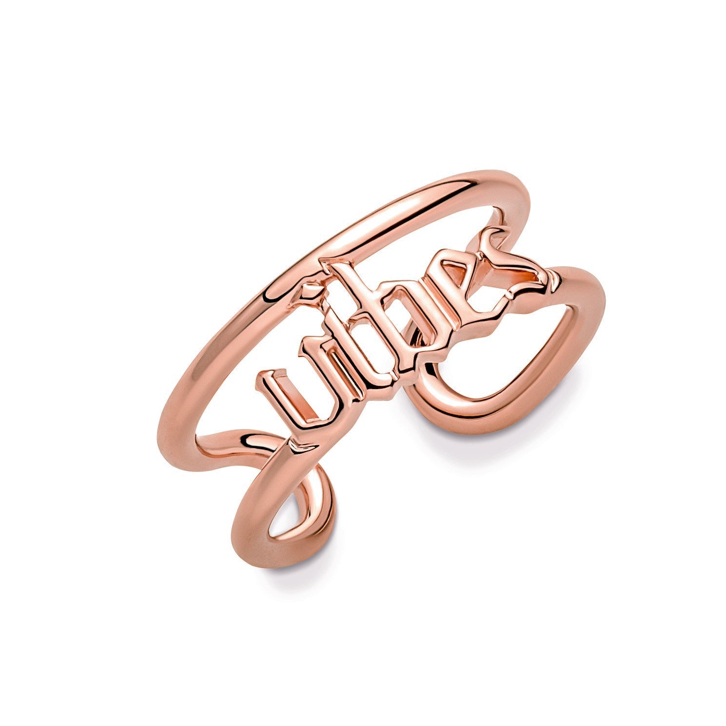 PANDORA ME Vibes Open Ring 14K Rose Gold Plated Unique Metal Blend Rings Statement Ring Jewelry Gift