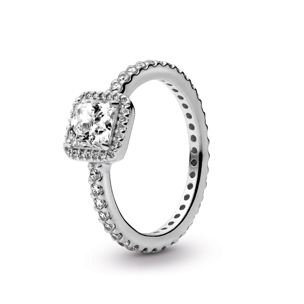 PANDORA Timeless Elegance Ring Cubic Zirconia Weddings Rings Statement Ring Jewelry Gift