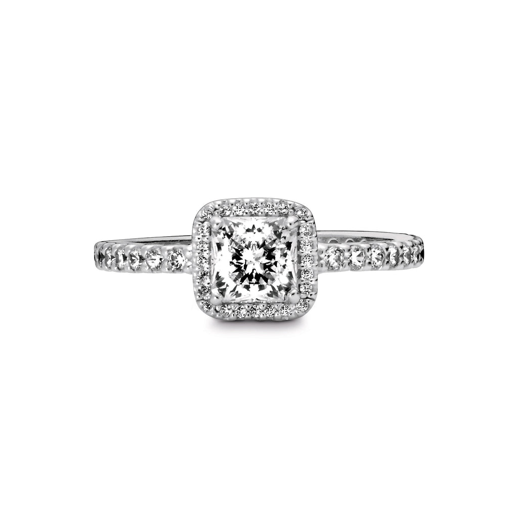 PANDORA Timeless Elegance Ring Cubic Zirconia Weddings Rings Statement Ring Jewelry Gift