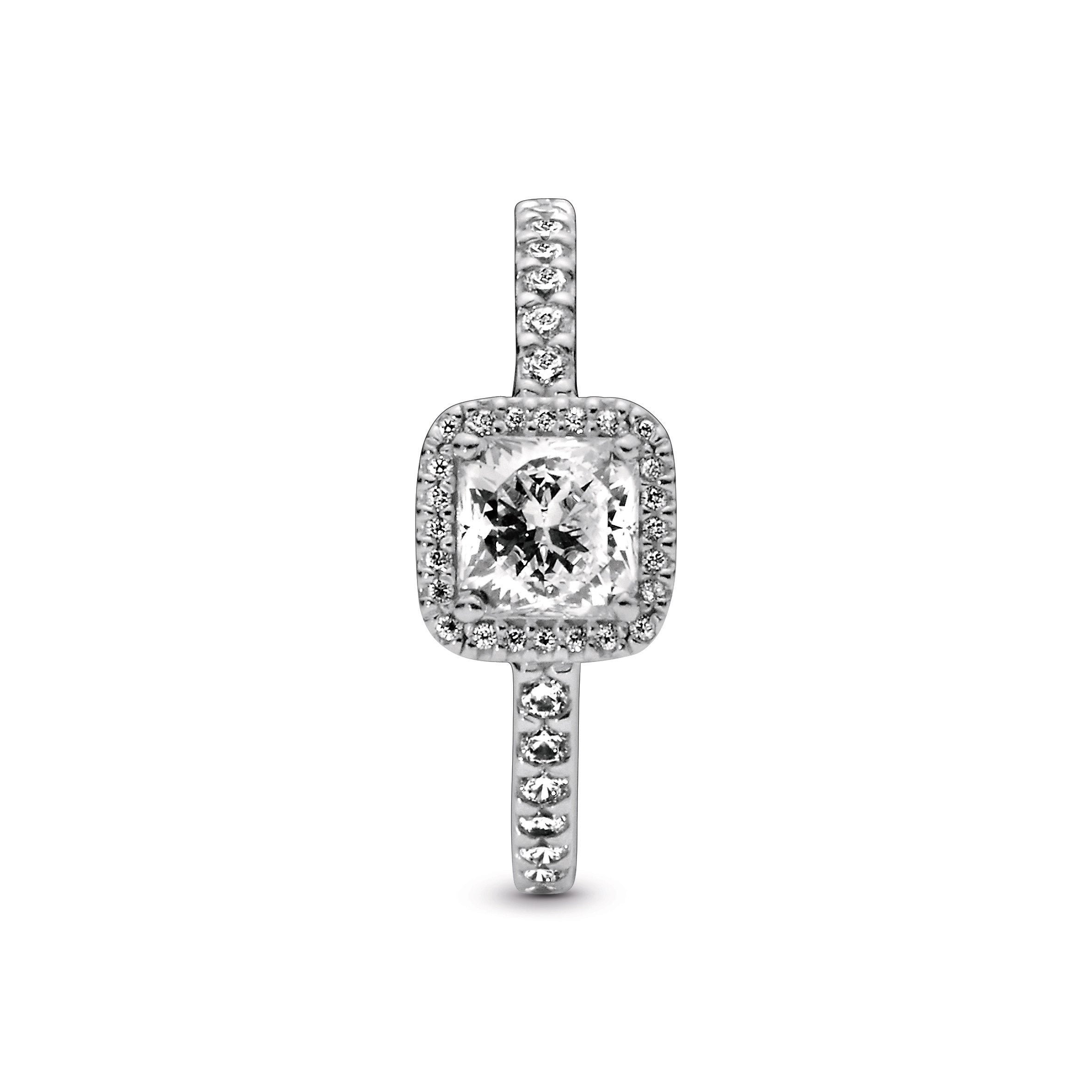 PANDORA Timeless Elegance Ring Cubic Zirconia Weddings Rings Statement Ring Jewelry Gift