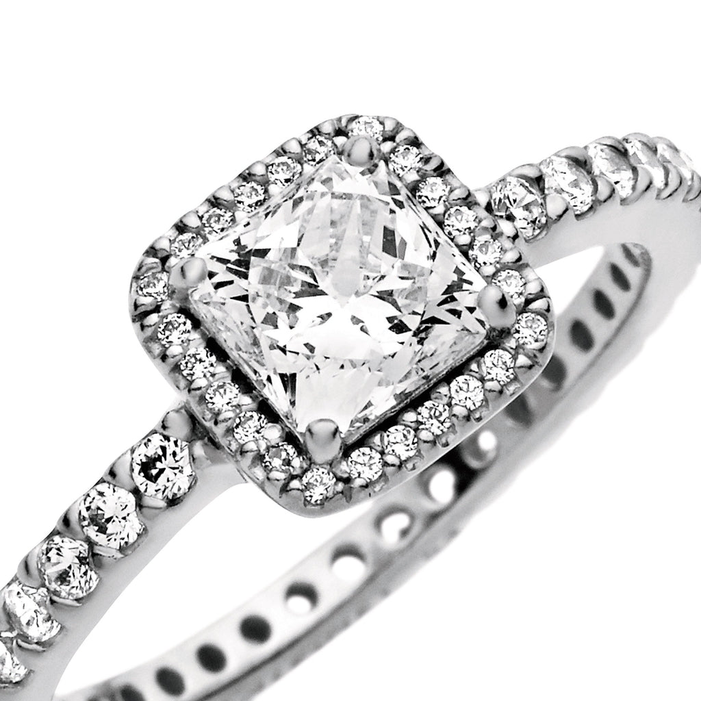 PANDORA Timeless Elegance Ring Cubic Zirconia Weddings Rings Statement Ring Jewelry Gift