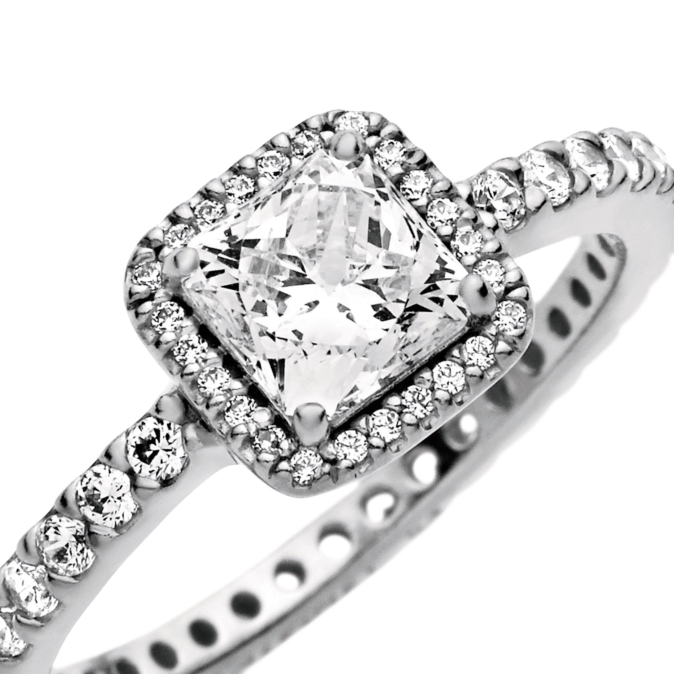 PANDORA Timeless Elegance Ring Cubic Zirconia Weddings Rings Statement Ring Jewelry Gift