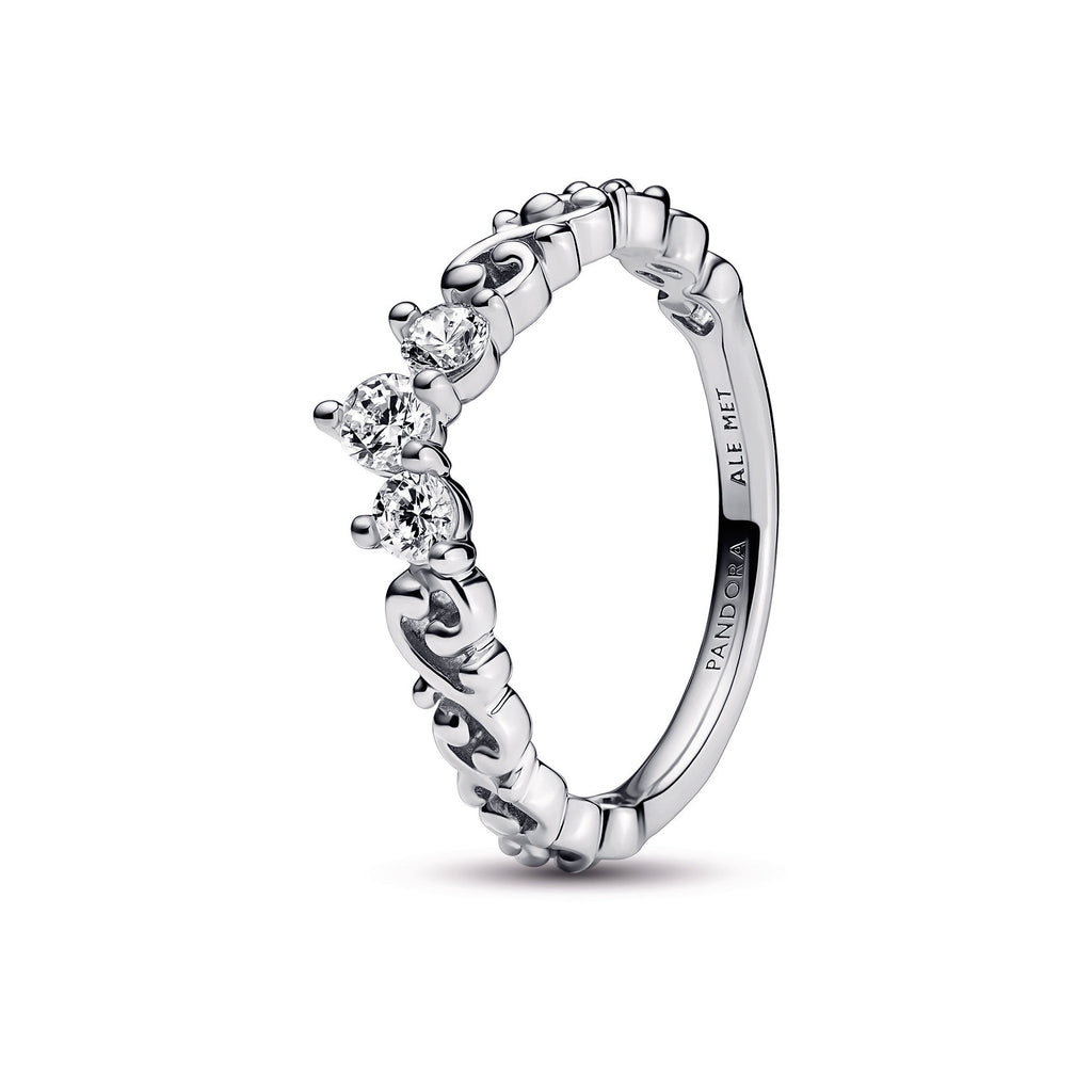 PANDORA Regal Swirl Tiara Ring Sterling Silver Rings Statement Ring Jewelry Gift