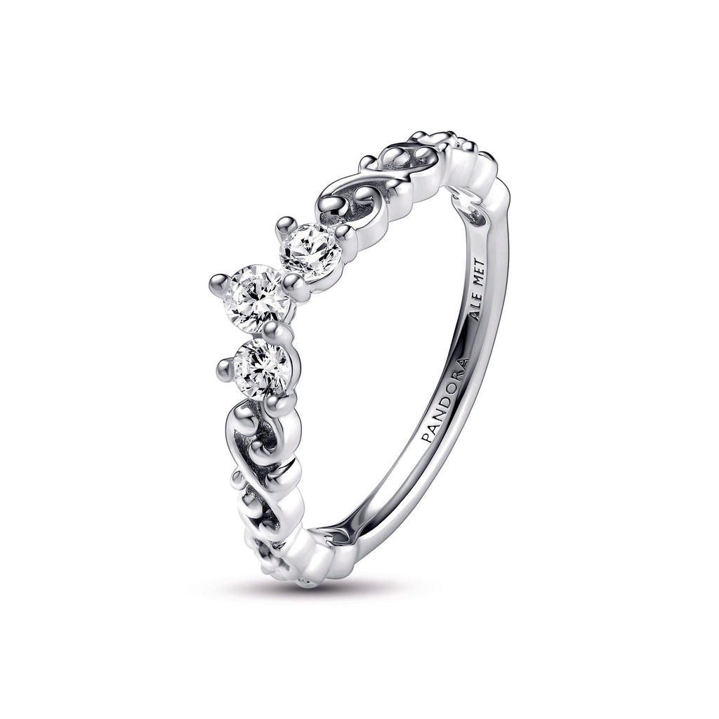 PANDORA Regal Swirl Tiara Ring Sterling Silver Rings Statement Ring Jewelry Gift